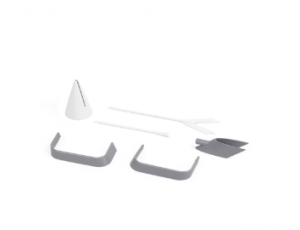 Freewing JAS-39 Gripen Grey 80mm EDF Jet Plastic Parts Set C
